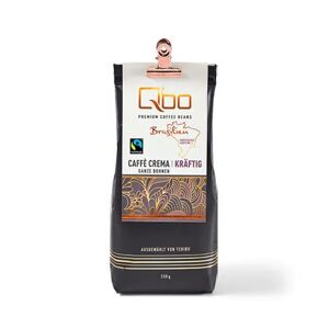 Tchibo Qbo Premium Coffee Beans »Kooperative Coopfam« Caffè Crema Kräftig - 250 g Ganze Bohne