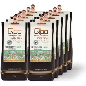 Tchibo Qbo Premium Coffee Beans »Kooperative Coopedota« Filterkaffee Mild - 10x 250 g Ganze Bohne