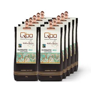 Tchibo Qbo Premium Coffee Beans »Kooperative Fabicoop« Filterkaffee Mild - 10x 250 g Ganze Bohne