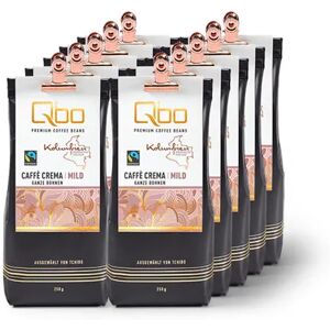 Tchibo Qbo Premium Coffee Beans »Kooperative Fabicoop« Caffè Crema Mild - 10x 250 g Ganze Bohne