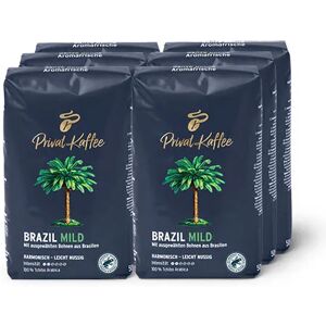 Tchibo Privat Kaffee Brazil Mild - 6x 500 g Ganze Bohne