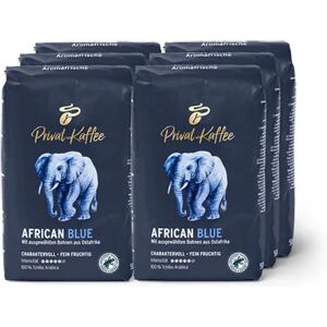 Tchibo Privat Kaffee African Blue – 6x 500 g  Ganze Bohne