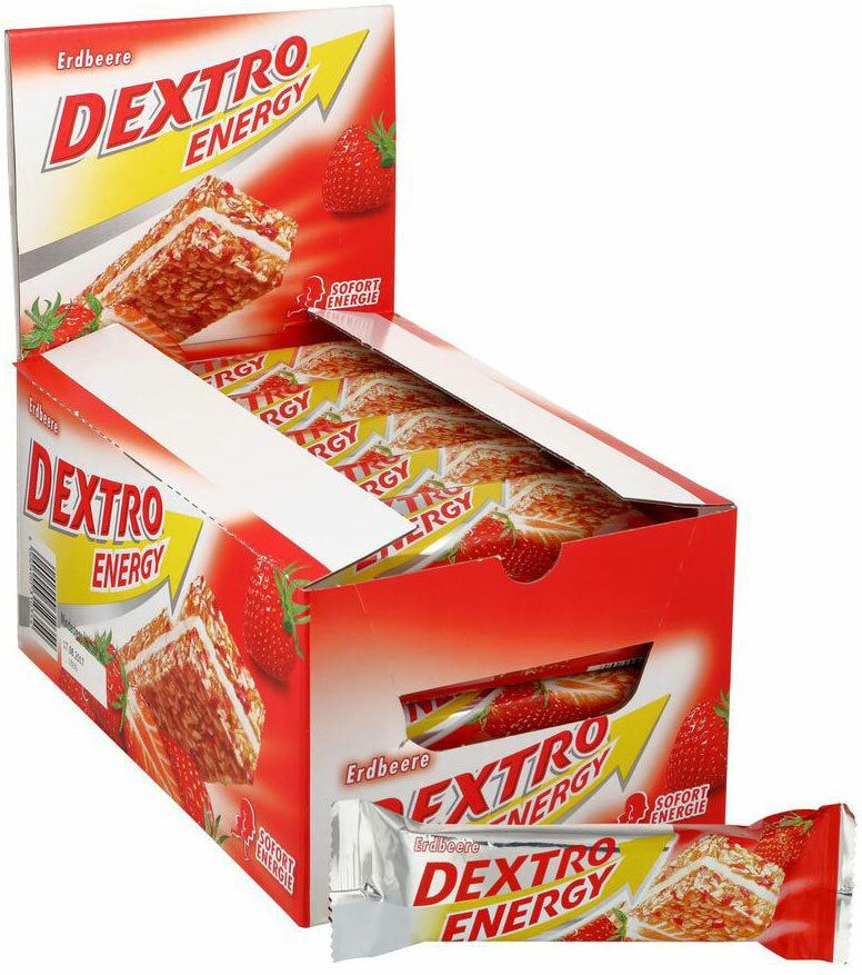 Dextro Energy GmbH & Co. KG Dextro Energy Riegel, Erdbeere