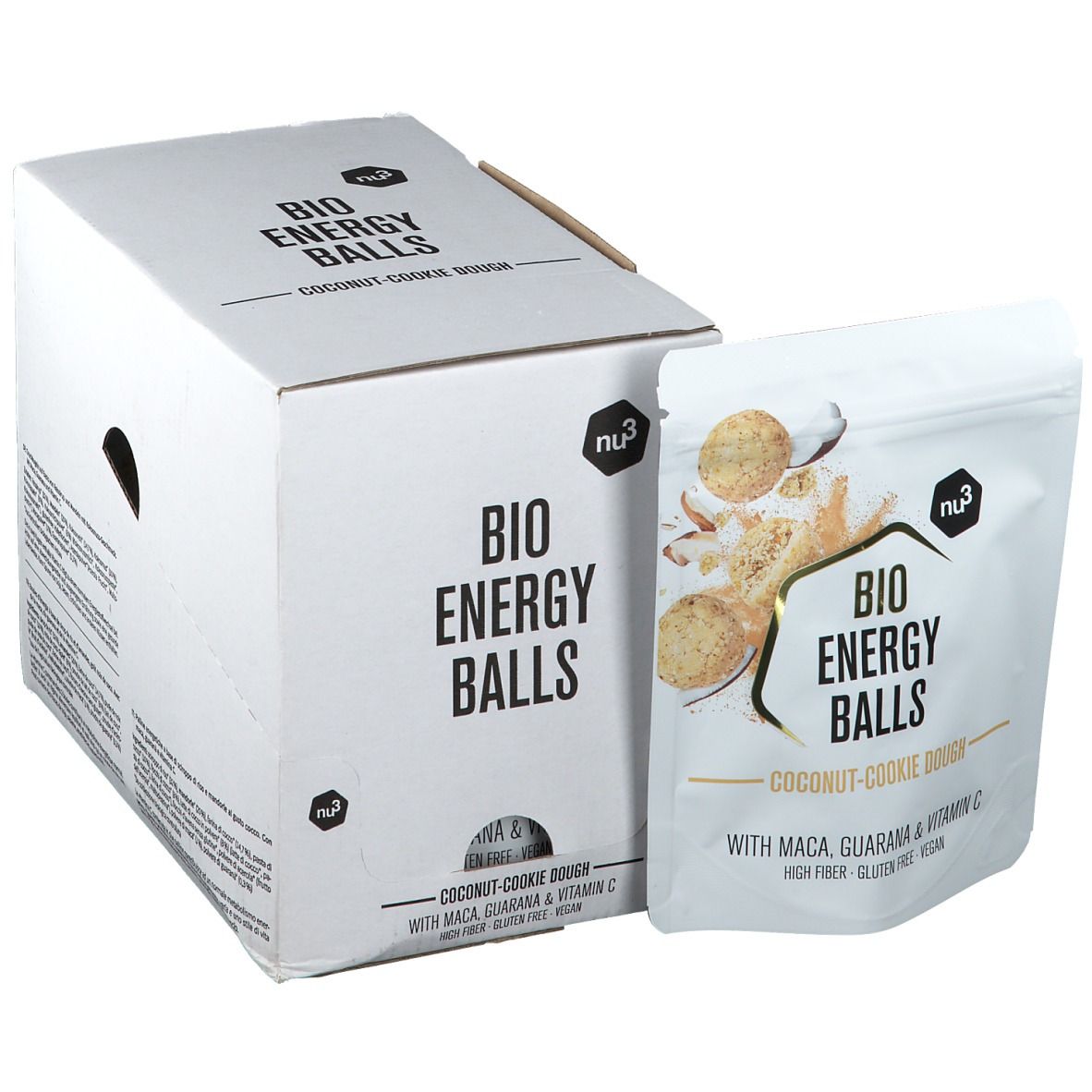 nu3 Bio Energy Balls, Coconut-Cookie Dough