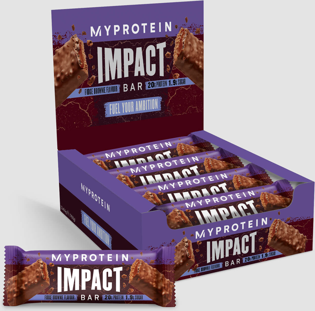 Myprotein Impact Protein Bar - 12Tyčinky - Fudge brownie