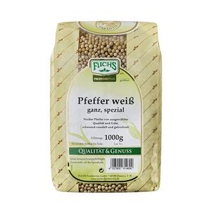 Fuchs Pfeffer weiß ganz (1kg)