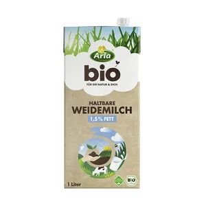 Arla Bio H-Weidemilch 1,5% Fett 12 x 1 l (12 l)