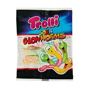 Trolli Weingummi Saure Glühwürmchen 100 Portionen x 10 g (1kg)