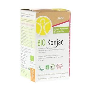 GSE Bio Konjac Glucomannan Sättigungspulver 135 Gramm