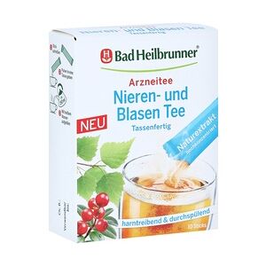 BAD HEILBRUNNER Nieren- und Blasen Tee tassenfert. 10x1.2 Gramm