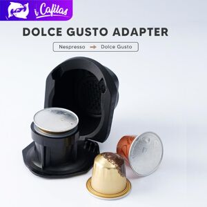 [I Cafilas][Hlb08] Wiederverwendbarer Kapsel-Adapter, Konverter, Filter, Espresso-Kaffee, Zum Einlegen Von Nestle-Kapseln Für Dolce Gusto-Maschinen Genio, Piccolo, Mini Me, Kp70