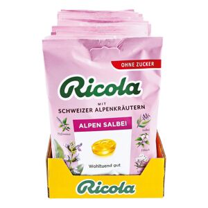Ricola Bonbons Alpensalbei ohne Zucker 75 g, 18er Pack