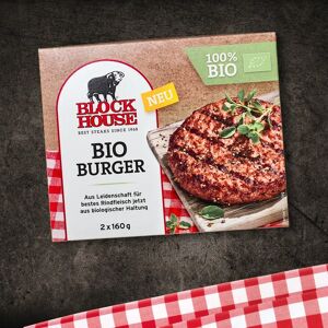 BlockHouse BLOCK HOUSE Bio Burger 2 x 160 g in Premium-Qualität