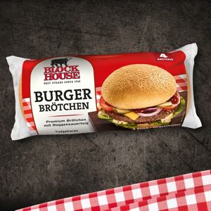 BlockHouse BLOCK HOUSE Burger Brötchen 4 x 70 g in Premium Qualität