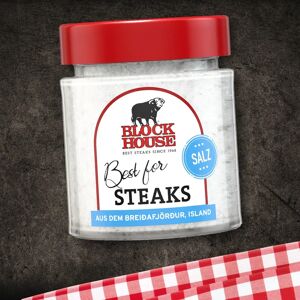 BlockHouse BLOCK HOUSE Best for Steaks Meersalzflocken 80 g in Premium Qualität