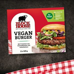 BlockHouse BLOCK HOUSE Vegan Burger 2 x 125 g in Premium Qualität