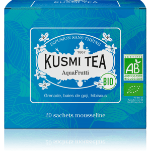 AquaFrutti bio  Aufgüsse, hibiskus, gojibeere  Teebeutel - Kusmi Tea