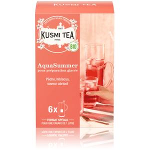 AquaSummer bio  Aufgüsse, hibiskus, pfirsich, apriko  Teebeutel - Kusmi Tea