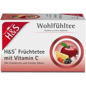 H&S Früchte mit Vitamin C Filterbeutel 20X2.7 g