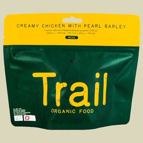 Trail Organic Food Cremiges Huhn mit Perlgraupen 125g