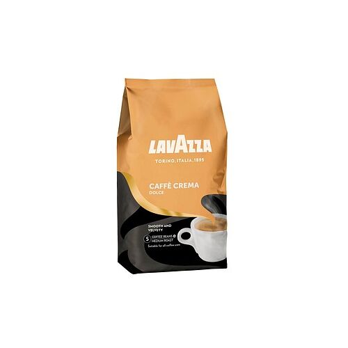 LAVAZZA CAFFÈ CREMA DOLCE Kaffeebohnen Arabica- und Robustabohnen mild 1,0 kg