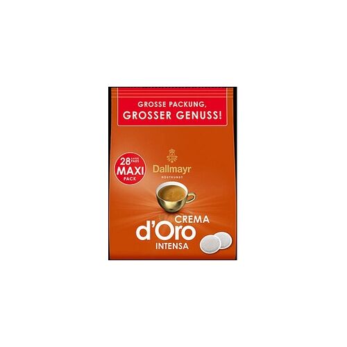 Dallmayr Crema d’Oro INTENSA Kaffeepads Arabicabohnen kräftig 28 Pads