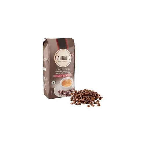 LAUDATIO ESPRESSO Kaffeebohnen Arabicabohnen kräftig 1,0 kg