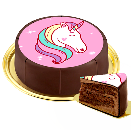 Dessert-Motiv-Torte ?Einhorn?