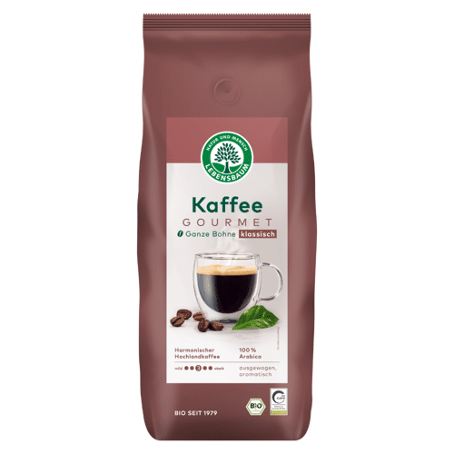 Lebensbaum Bio Gourmet Kaffee, ganze Bohne, 1kg