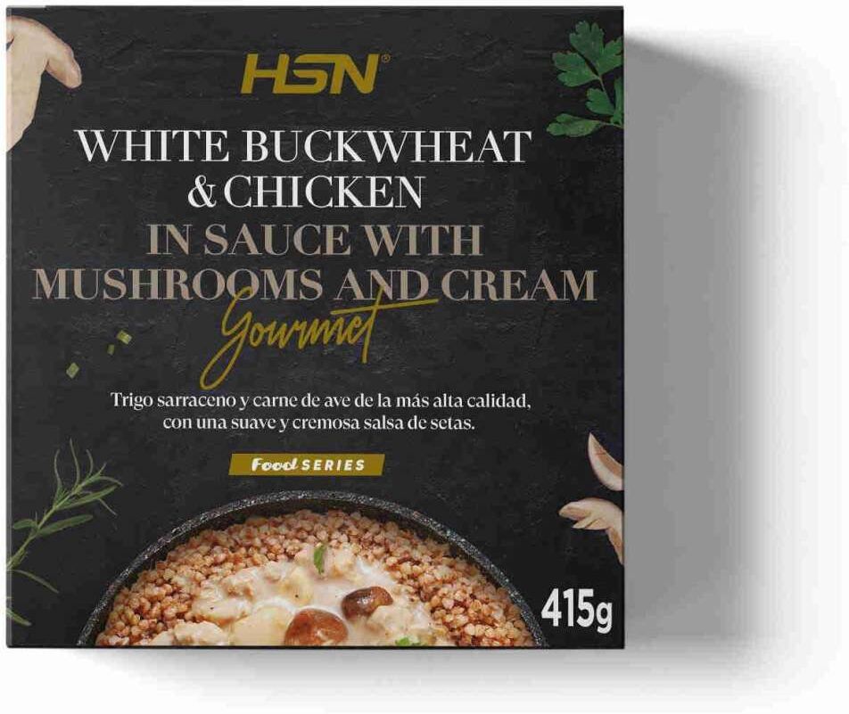 HSN Gourmet fertiggericht buchweizen, hähnchen und pilze in sahnesauce - 415 g