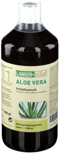 LANGER-vital Aloe Vera Direktsaft 99,6 % 1000 ml Saft