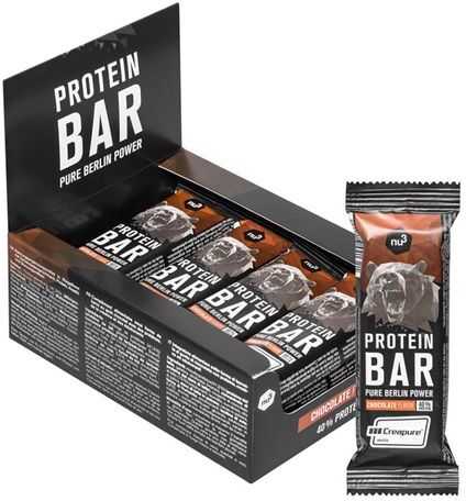 nu3 Protein Bar 40 % Schokolade 12X50 g Riegel