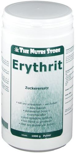 THE NUTRI STORE Erythrit Zuckerersatz 1000 g Pulver