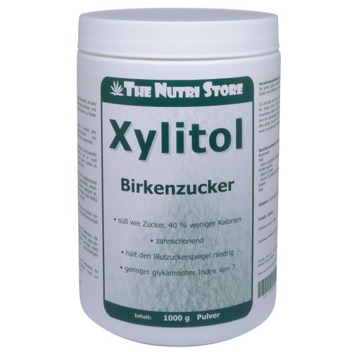 THE NUTRI STORE Xylitol Birkenzucker 1000 g Pulver