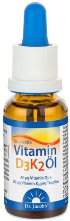 Dr. Jacob's® Dr. Jacobs Vitamin D3K2 Öl 20 ml Tropfen