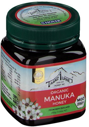 TRANZALPINE® Bio-Manuka-Honig 250+ mg 250 g Creme