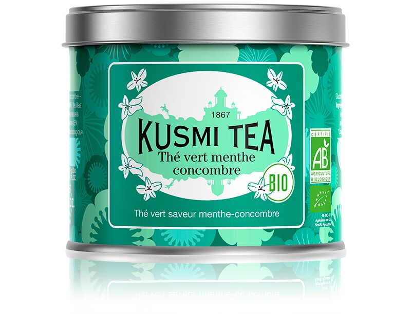 Grüntee mit Minze und Gurke bio  - Tee-Box - Kusmi Tea