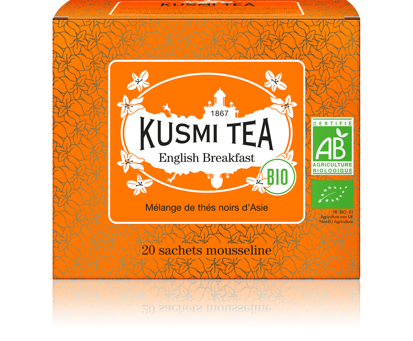 English Breakfast bio  Ceylonund Assam-Tees  Teebeutel - Kusmi Tea