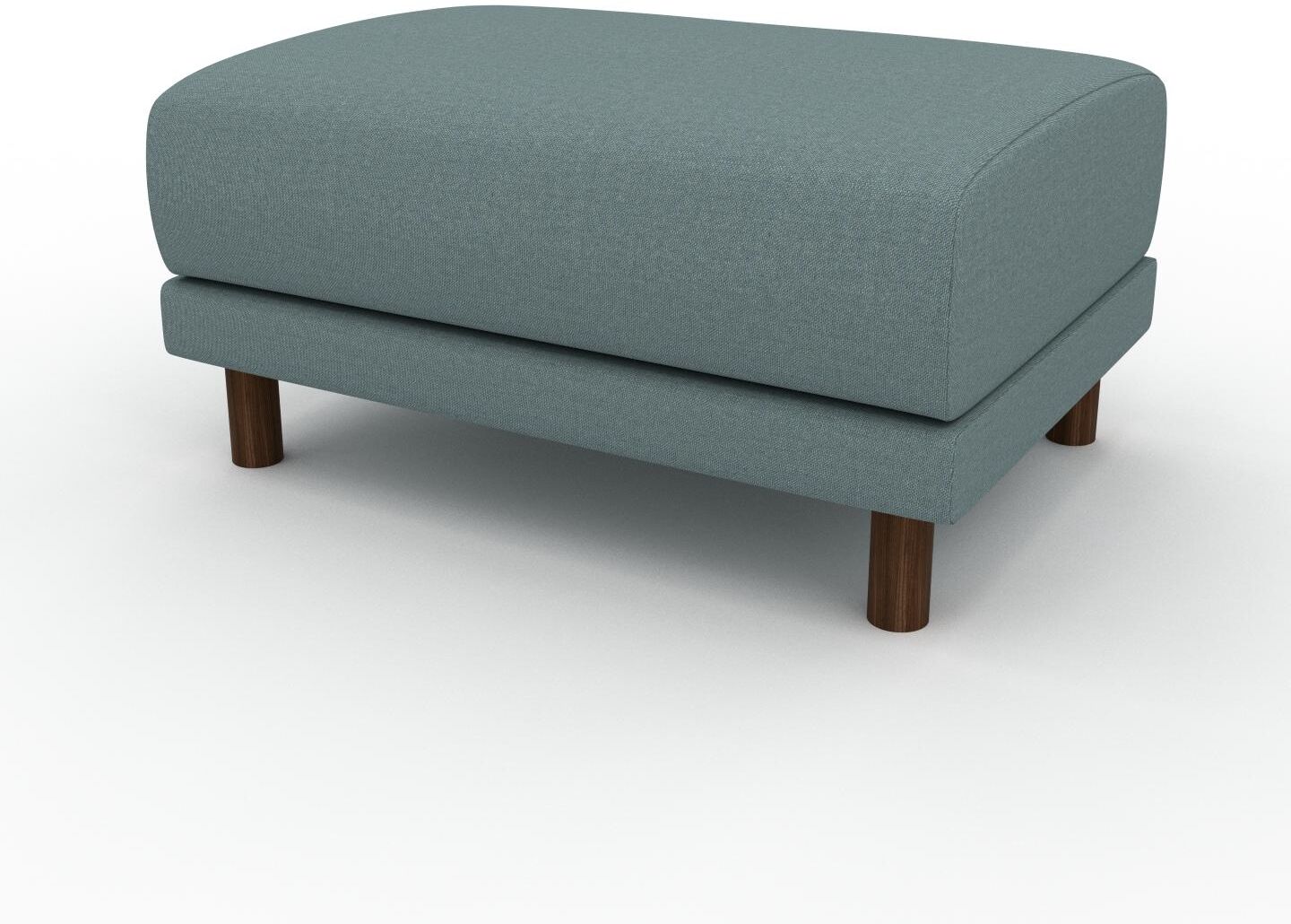 MYCS Polsterhocker Taubenblau - Eleganter Polsterhocker: Hochwertige Qualität, einzigartiges Design - 80 x 42 x 60 cm, Individuell konfigurierbar