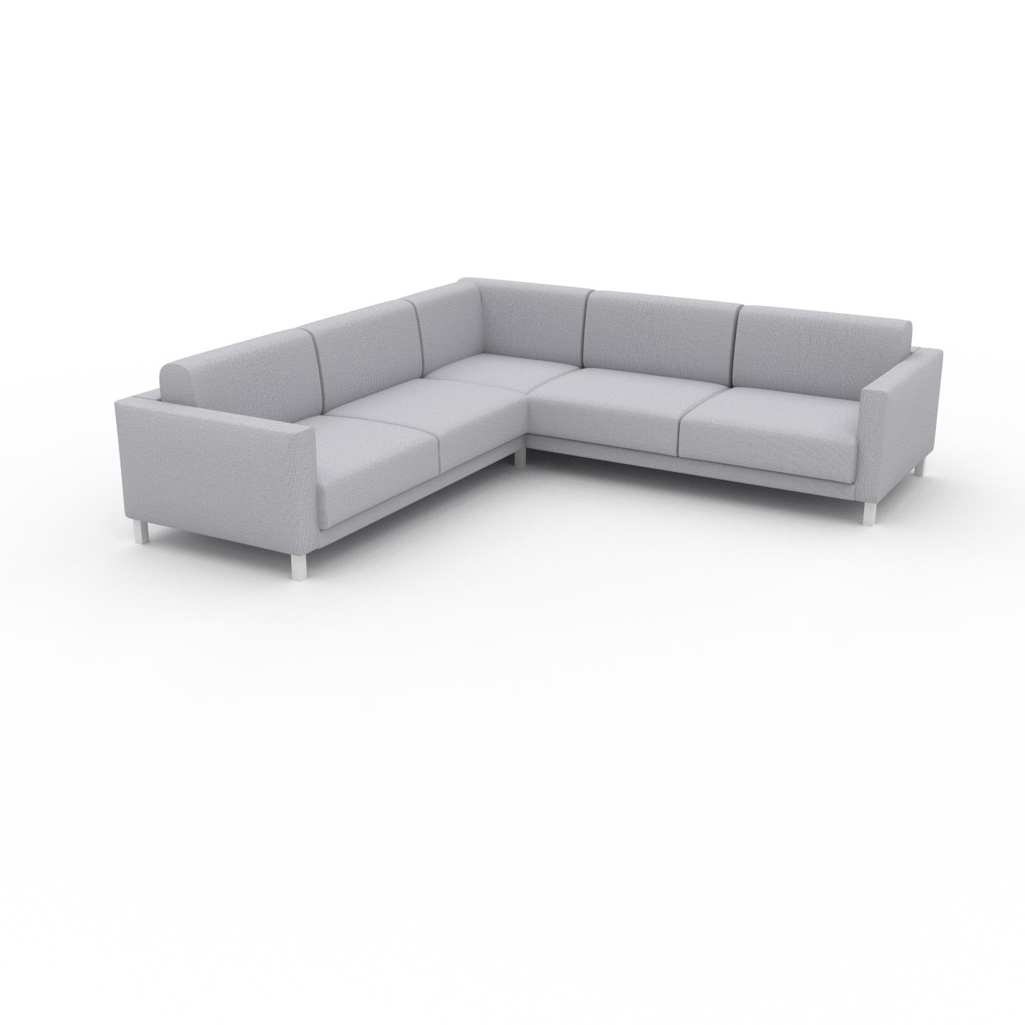 MYCS Sofa Lichtgrau - Moderne Designer-Couch: Hochwertige Qualität, einzigartiges Design - 266 x 75 x 266 cm, Komplett anpassbar