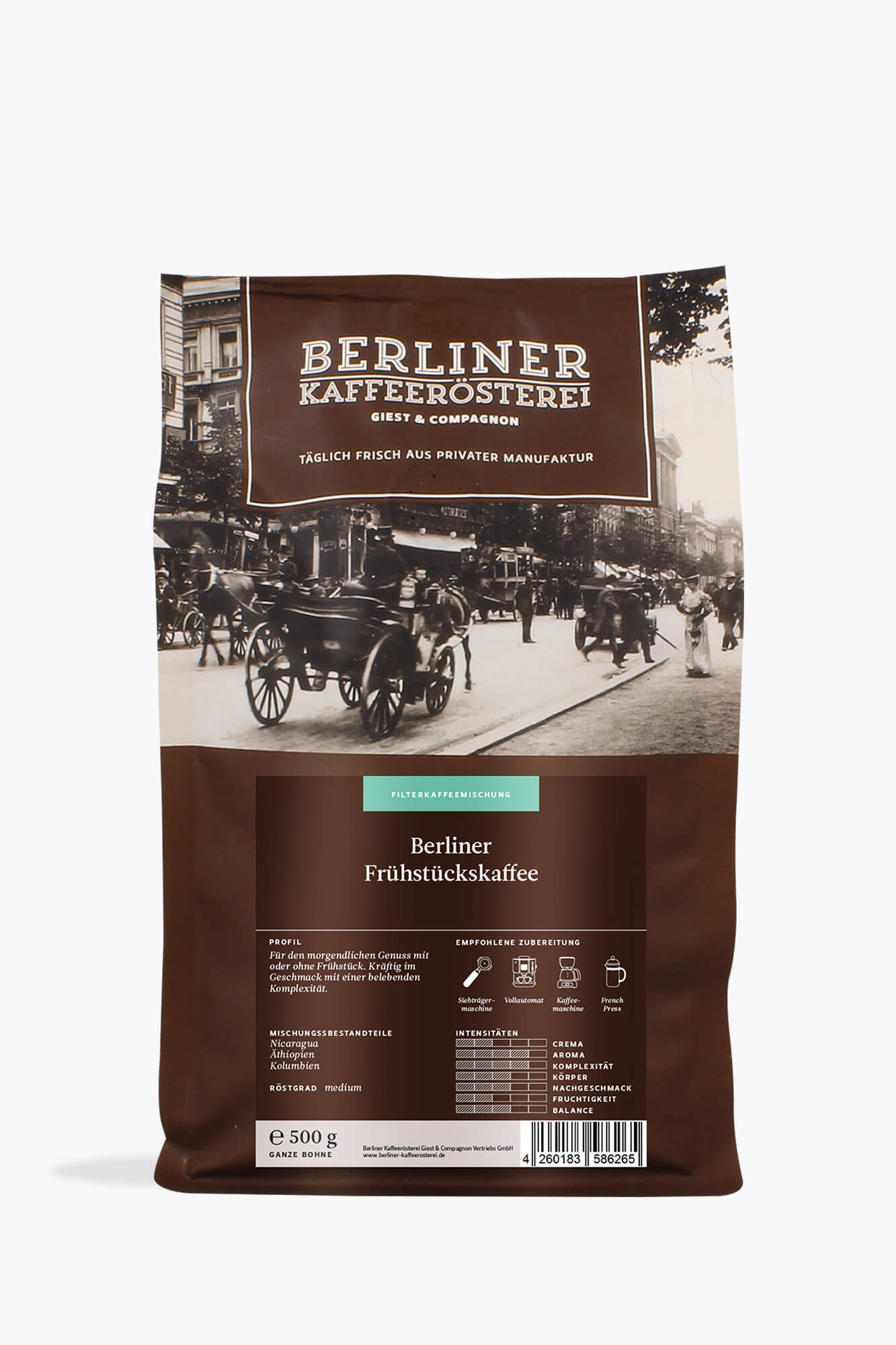 Berliner Kaffeerösterei Frühstückskaffee 500g