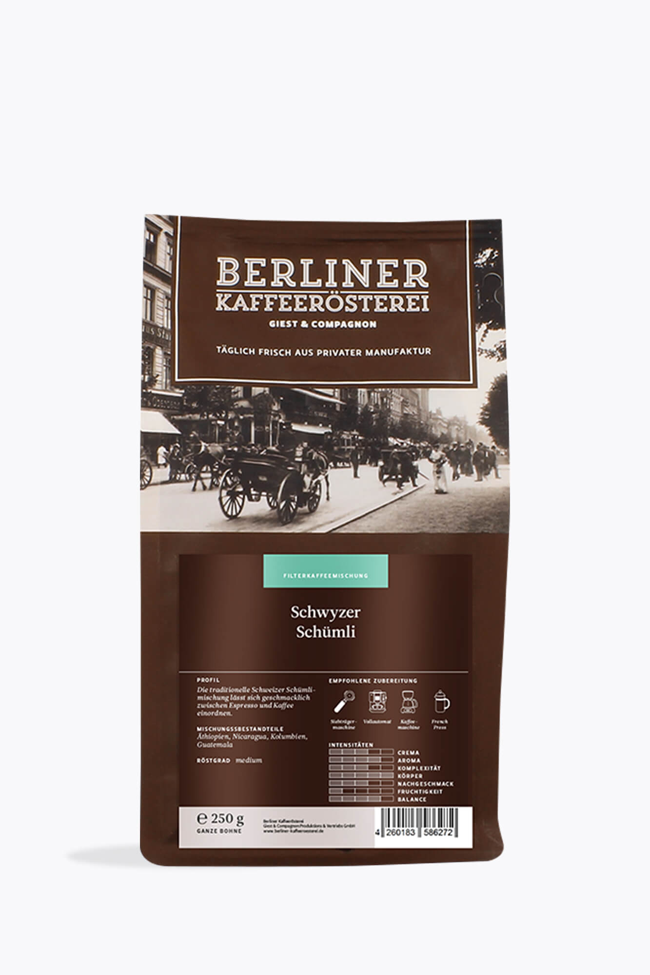 Berliner Kaffeerösterei Schwyzer Schümli 250g