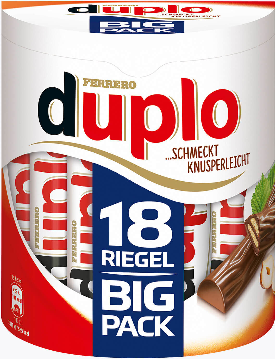 Ferrero Duplo 18er (18 Riegel à 18,2g)