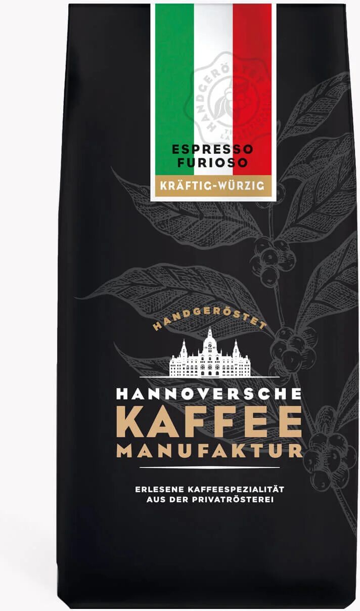 Hannoversche Kaffee Manufaktur Kaffeemanufaktur Espresso Furioso 1kg