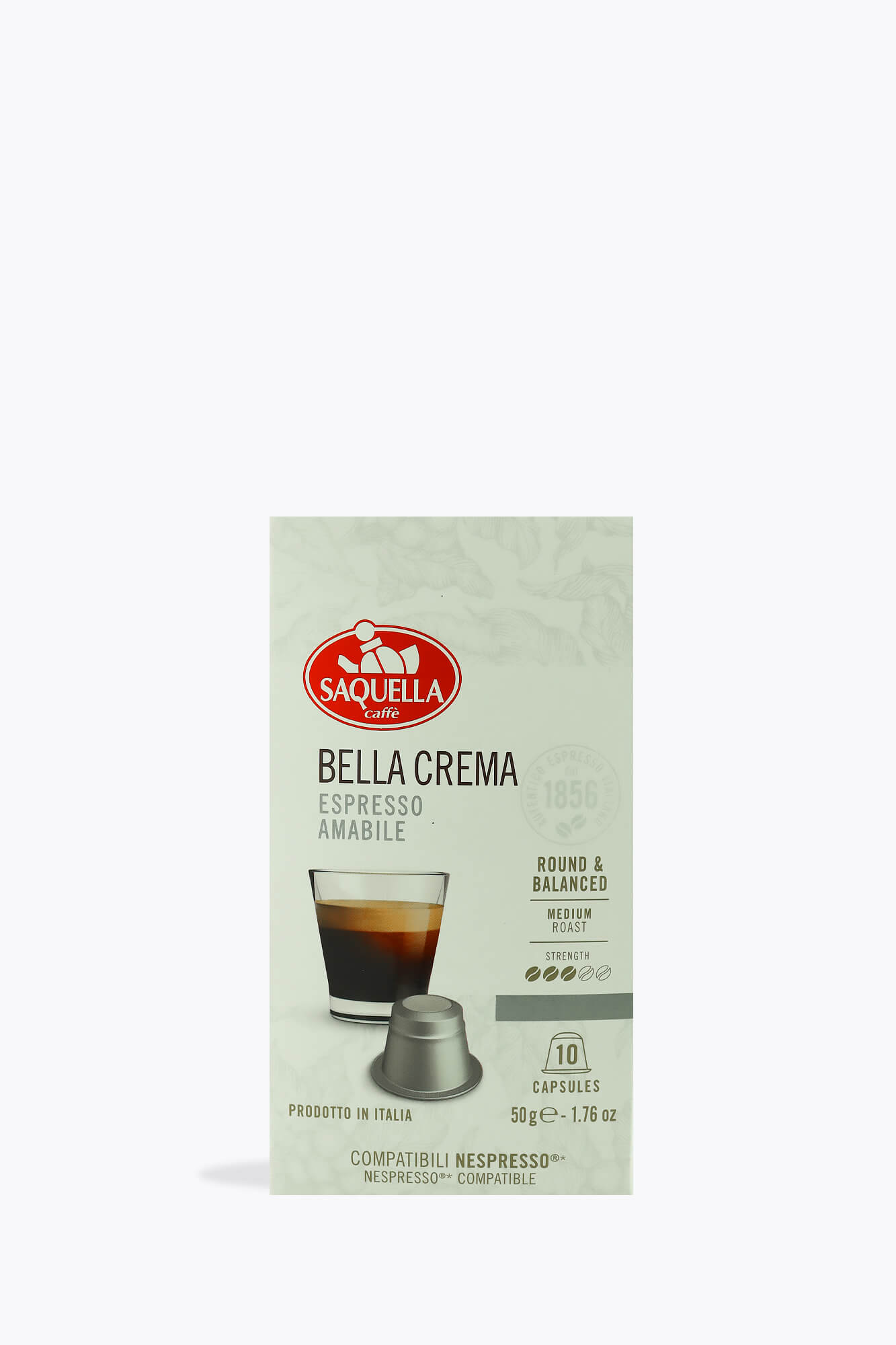 Saquella Caffè Bar ITALIA Bella Crema 10 Kapseln