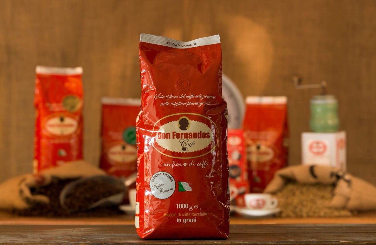 Ing. Napoli & c. Industrie Riunite Super Cream kaffee Bohnen 1 kg - Don Fernandos