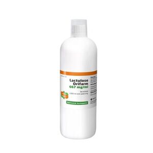 Lactulose "Orifarm" 667 mg/ml 1000 ml Oral opløsning - Afføringsmiddel