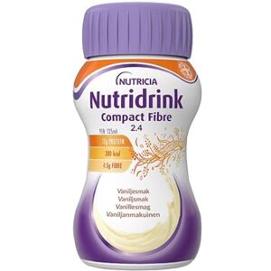 Nutridrink Compact Fibertilskud Vanille 4 x 125 ml