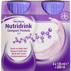 Nutridrink comp.pro. røde bær 4 x 125 ml