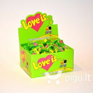 Love Is Tyggegummi Kærlighed er æble-citron, 4.2g x 100stk